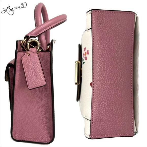 C7599 Coach Mini Pepper Flower Petal Bag and Wallet Set NWT C7653 NEW FOR SPRING - Picture 14 of 16